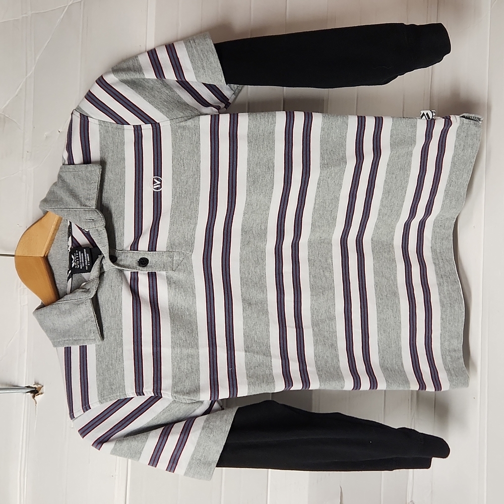 EUC Shaun White Boys sz M striped long sleeve Shirt